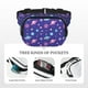thumbnail image 5 of Fotbe Space Cangurera Cuadrada con Estampado de Doble Capa, Bolsa de Cintura Ajustable Mini para Hombres y Mujeres, 5 of 9