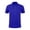 Blue, variant on WREESH Men's Casual Henley Shirts Solid Color Short Sleeve Top with Turndown Collar for Everyday Comfort Black