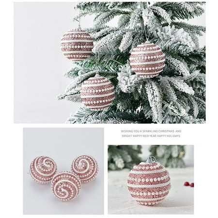 

Christmas Christmas Tree Decoration Christmas Ball Color Ball Dipped In Powder Ball Christmas Ornaments Pendant Ball Christmas Decorations