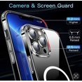thumbnail image 3 of Magnetic Case for iPhone 15 PRO MAX CLEAR, 3 of 7