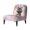 Easter Egg Black Cat Pattern, variant on HELLHERO Hummingbird Butterfly Comfortable Armless Accent Chair Protector with Stain Protection, Easy Installation Armless Accent Chair Cover