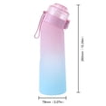 thumbnail image 3 of Botella Bebida 650 Ml Sin BPA Flavo para Acampar Senderismo Pesca () Rojo Rosa, 3 of 8
