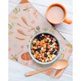 thumbnail image 3 of Spring Easter Kitchen Dish Towels for Drying Dishes Set of 2, Bunny Carrots Eggs Floral Botanical Pink Waffle Weave Microfiber Hand Tea Bathroom Towels Quick Dry & Absorbent Towel 12x12, 3 of 7
