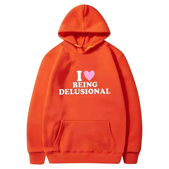 DPTALR Valentine's Day Couple Print Hooded Fleece Pocket Sweater Coat