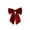 Red80, variant on WWG Christmas Bow Hanging Decoration, Soft Fabric 3D Bow Ornament, Fade Resistant Holiday Bow, Versatile for Christmas Tree, Wreath, Garland, Entryway, Window, Fireplace, Gift Topper, Reusable