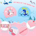 thumbnail image 2 of Kids Swim Cap Soft Silicone Swim Cap Waterproof Compatible Beginner Toddlers, 2 of 5