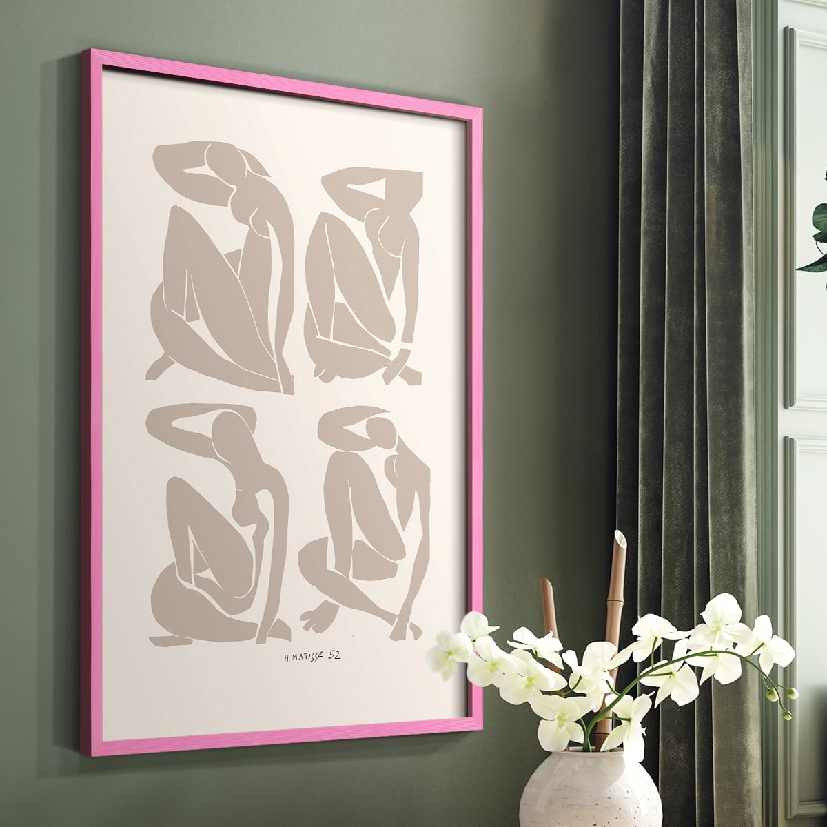 Matisse CCXXXVIII in Solid Wood 11 x 14 Framed Print