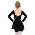 thumbnail image 3 of CCRFTGI Ballet Leotards for Child Girls Size 8 Dance Leotard Princess Skirt Classic Toddler Ballet Leotard Leotard Outfits with Tulle Skirt Black 7-8 Years, 3 of 7