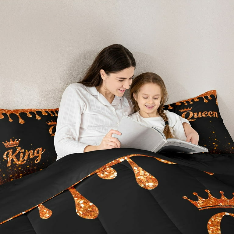 Erosebridal Romantic Anniversary Bedding Queen Comforter Set