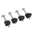 thumbnail image 3 of Toolbox Tie Down, Aluminium Alloy Black Tool Box J Hook Rustproof Wear   for Pickup Truck, 3 of 8