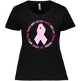 thumbnail image 3 of Inktastic Word Circle-breast Cancer Awareness Women's Plus Size T-Shirt, 3 of 5