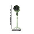 thumbnail image 3 of High Power Usb Rechargeable Remote Control Oscillating Air Circulator Fan Home Office Use Adjustable Speed Quiet Type B B, 3 of 5