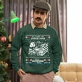 thumbnail image 5 of Christmas Sweatshirt, All I Want For Christmas Is My Airman Home Military Sweatshirt, Patriotic US Air Force Ugly Holiday Jumper, Emotional Soldier Support Gift for Families & Veterans, 5 of 5