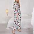 thumbnail image 3 of Sikiie Strawberry Women's Long-Sleeve Shirt and Full-Length Bottom Pajama Set (s-xxl)-XX-Large, 3 of 7