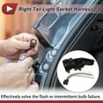 thumbnail image 3 of Cableado del zócalo de luz trasera derecha para Audi A1 2010-2018 No. 8X0945094D/8X0945258A Conector de pigtail de lámpara pre-cableado, 3 of 7