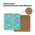thumbnail image 4 of Xecao Donut for MDF Cork Coaster 4 Pcs,Drink Coasters,Suit for House Warming Gifts New Home ,Coffee Table Decor-Square, 4 of 7