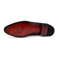 thumbnail image 4 of Santimon Chaussures Habillées Noires pour Hommes Mocassins Classiques à Enfiler Décontractés Mocassin US 10.5, 4 of 8