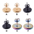 thumbnail image 4 of Guardurnaity Pendientes de acero inoxidable para pendientes, postes para manualidades, joyería artesanal Ropa, zapatos y accesorios Miscelánea Vistoso 4 mm Guardurnaity AP016097-05, 4 of 6