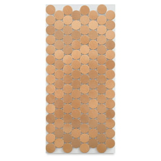 NOGIS Mirror Tiles Self Adhesive 1920PCS Square Mirror Mosaic Tile Round  Sticker Glass Tiles for Crafts Mini Broken Mirror Pieces for Crafts Mirror  Borders Decoration 5x5mm (Gold) 