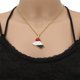 thumbnail image 3 of Collar de desacoplamiento Minnieouse elegante cadena de suéter de hip hop Miscelánea plata, 3 of 6