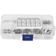 thumbnail image 5 of Surtido de anillos de seguridad de acero inoxidable 304 de 1,5 mm-10 mm, 120 piezas, kit de anillos de seguridad tipo E con caja de almacenamiento, 5 of 8