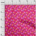 thumbnail image 2 of oneOone Cotton Cambric Fuschia Pink Fabric Tropical Sewing Material Print Fabric By The Yard 56 Inch Wide, 2 of 5