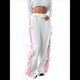 thumbnail image 3 of Pantalones Deportivos Anchos para Mujer, Cintura Elástica, Holgados e Informales con Bolsillo, para Salir. L, 3 of 10
