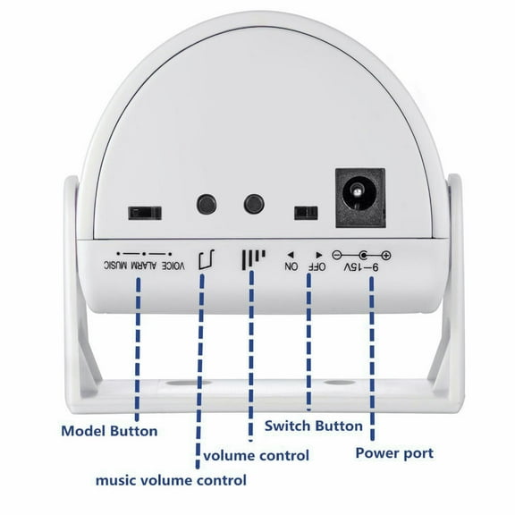 Wireless Doorbell Powered Home Security For Shop Infrared Induction Hotel Protective Welcome Chime Alarm Motion Sensor