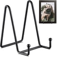 thumbnail image 1 of 2 Pack Plate Stands for Display, 3 Inch Metal Plate Display Stand for Picture Frame, Plate Holder for Decorative Plate, Book, Photo Easel, 1 of 6