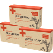 Organic Exfoliating Silver Soap - Oatmeal 4oz Bar