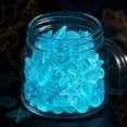 thumbnail image 5 of Glowing Underwater Theme Decor Stones for Home Decoration - Colorful Seashell and Marine Life Figurines for Aquarium Landscaping - Beach Inspired Decorative Stones for Indoor and Outdoor Use, 5 of 7