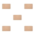 thumbnail image 1 of Maytalsory Quick-drying Bathroom Rugs Exquisite Crafted For Easy Cleaning Toilet Rugs Bath Mat Carpets Camel 5PCS, 1 of 6