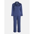 thumbnail image 5 of Joyspun Women’s Stretch Satin Sleep Top and Pants, 2-Piece Set, Sizes XS to 3X, 5 of 5