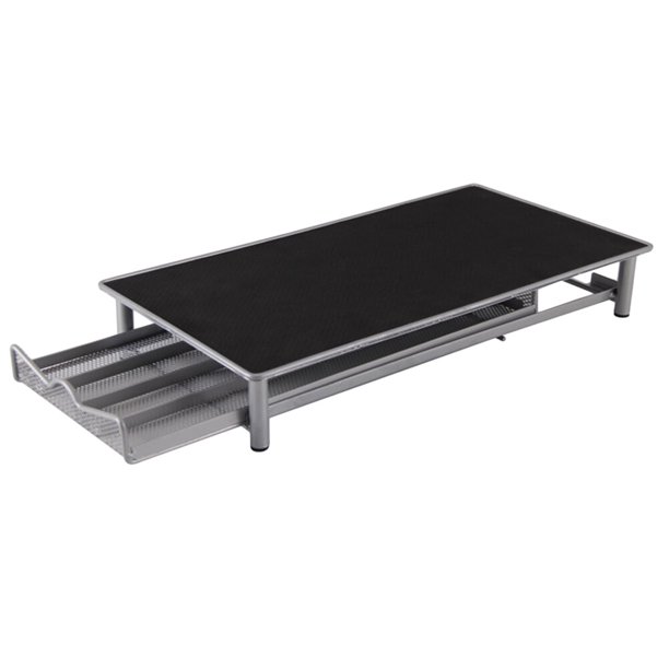 soporte de metal para cápsulas de café con cajón, 40 unidades, organizador compacto de cápsulas de café, gran capacidad, portátil, para cafeterías en casa (negro)