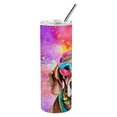 thumbnail image 5 of Carolines Treasures DAC2567TBL20 3 x 8.25 x 3 in. & 20 oz Weimaraner Hippie Dawg Stainless Steel Skinny Tumbler, 5 of 5