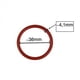 thumbnail image 4 of Adecuado para el Proceso de Extracción de la Máquina de Café , Anillo de Sellado, 20 Piezas, Junta Tórica de Repuesto, Junta de Anillo de Sellado, 4 of 5