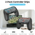 thumbnail image 2 of FINTIE Grips for Nintendo Switch 2 (2025) Joy-Con, [Ergonomic Design] Wear-Resistant Comfort Game Controller Handle Kit for Switch Next Gen 2025 Joy Con, 2-Pack, 2 of 8