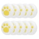 thumbnail image 2 of Cat Paw Thumb Grips Cover Cat Paw Pattern Peso Ligero Fuerte Resistencia Al Desgaste Cat Paw Joystick Diseño Novedoso Para Home Kids Switch Switch Lite ANGGREK Pata amarilla sobre blanco, 2 of 8