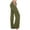 Army Green, variant on Staron Women's Casual Wide Leg Pants with Pockets Stretch Waist Button Yoga Workout Loose Streetwear Trousers, Black XS