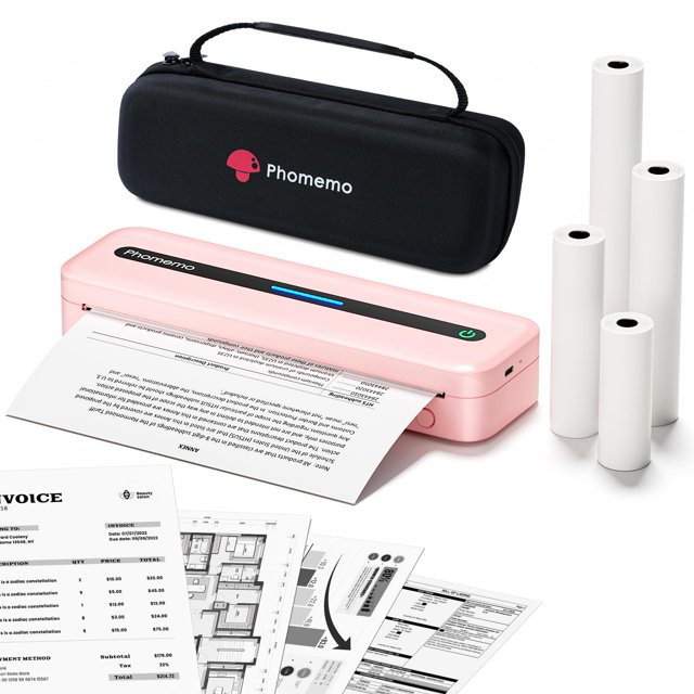 Impresora portátil Phomemo M832 térmica sin tinta Bluetooth