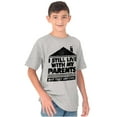 thumbnail image 5 of Live With Parents Slacker Funny Crewneck T Shirts Boy Girl Teen Brisco Brands X, 5 of 5