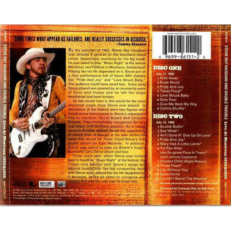 Stevie Ray Vaughan & Double Trouble - Live at Montreux 1982 & 1985