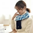 thumbnail image 2 of Rechargeable Heated Shawl Electric Neck Warmer With 3 Heating Levels For Indoor And Outdoor Activities, 2 of 5