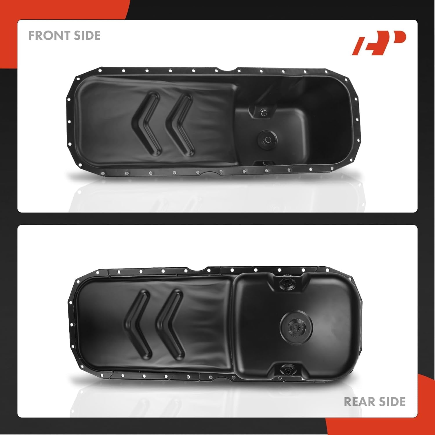 A-Premium Engine Oil Pan Sump with Drain Plug Compatible with Cummins ISX15 Diesel