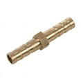 thumbnail image 6 of 25pcs 6mm Inner Dia Air Gas Straight Hose Pipe Barb Coupler Connector,25pcs Hose Barb Coupler,gold, 6 of 8