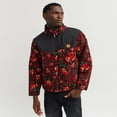 thumbnail image 1 of RB Series Sherpa Fleece Zip Up Jacket - Flowers, 1 of 5