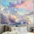 thumbnail image 2 of Shiartex  Pink Cloud Tapestry Colorful Abstract Clouds Natural Landscape Tapestries Wall Hanging for Bedroom Living Room Teen Dorm Indie Decor Poster Blanket 60x50inch, 2 of 6
