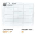 thumbnail image 4 of 2.625 x 1 Clear Gloss Address Labels (Inkjet Printers Only) - Pack of 3,000 Labels, 100 Sheets - OnlineLabels, 4 of 4