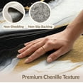 thumbnail image 6 of ODIKA Abstract Marble Modern Brushstroke Design With Gold Veining Motif Pet Friendly & Kids Safe Play for Playroom, Bedroom, Reading Nook, 6 of 7