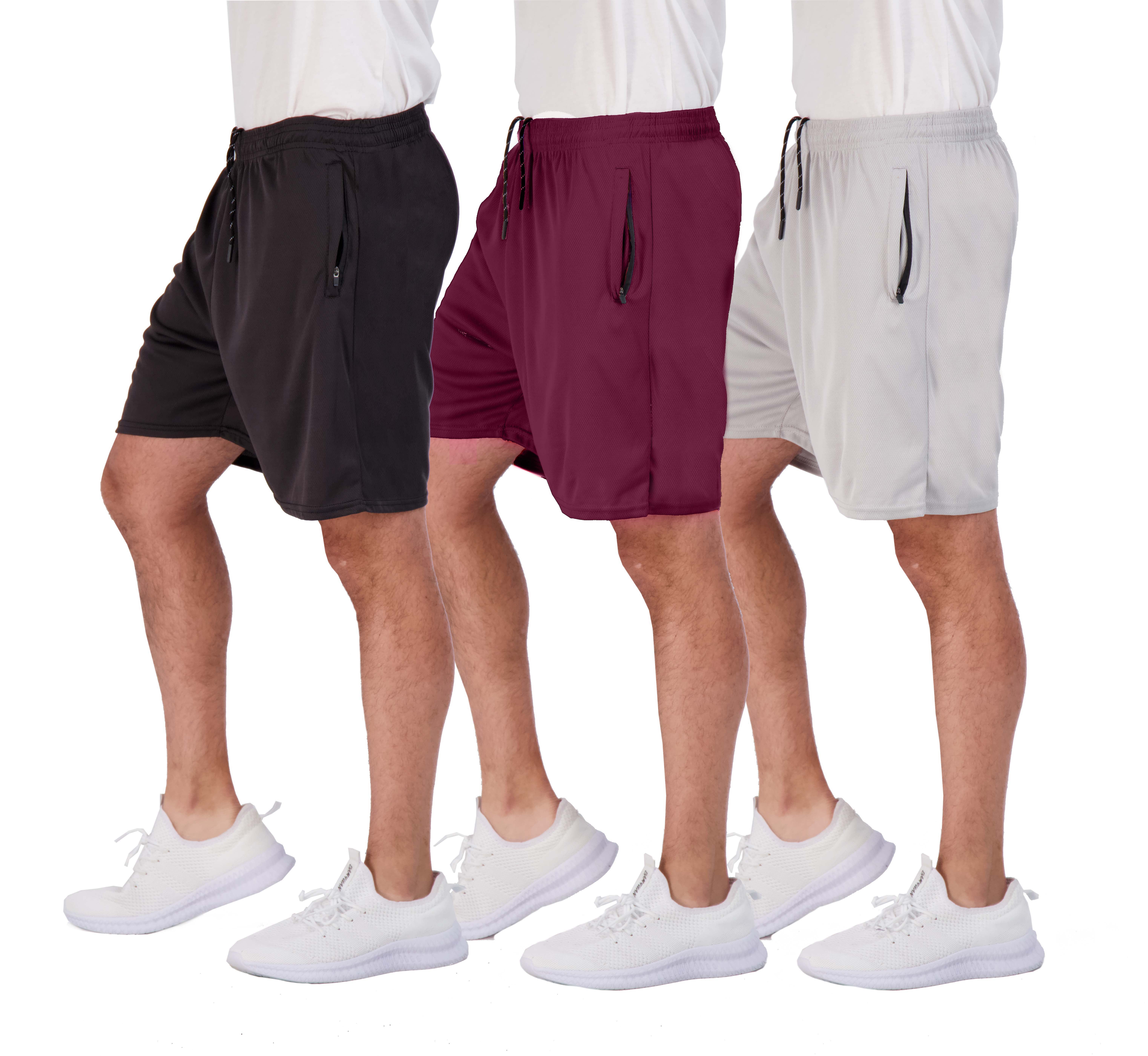 NELEUS Men's 7 Mesh Running Workout Shorts with Pockets 